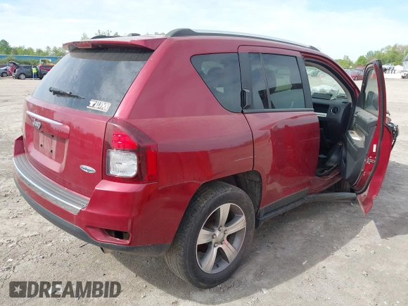 2017 Jeep Compass High Altitude with VIN 1C4NJDEB1HD154760, listed as a IAAI auction lot 42247771 with 201,429 mi miles and . Bid and sale history available at DreamBid. Image 4.