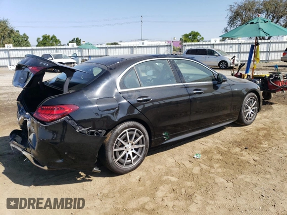 2023 Mercedes-Benz C 43 AMG with VIN W1KAF8HB0PR100831, listed as a Copart auction lot 67601874 with 10,793 mi miles and Salvage Title. Bid and sale history available at DreamBid. Image 3.