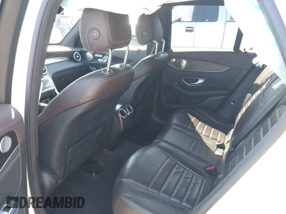2017 Mercedes-Benz GLC with VIN WDC0G6EBXHF201996, listed as a IAAI auction lot 41814847 with 117,273 mi miles. Bid and sale history available at carsss.com. Image 8.
