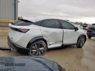 2024 Nissan ARIYA Evolve+ with VIN JN1DF0BB1RM738901, listed as a Copart auction lot 55597295 with 6,569 mi miles and Salvage title. Bid and sale history available at DreamBid. Image 3.