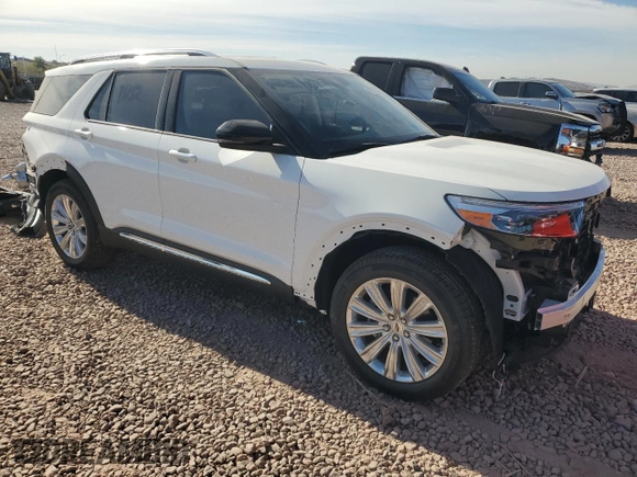 2024 Ford Explorer Limited with VIN 1FMSK7FH8RGA81550, listed as a Copart auction lot 85317804 with 3,258 mi miles and Salvage Title. Bid and sale history available at carsss.com. Image 4.