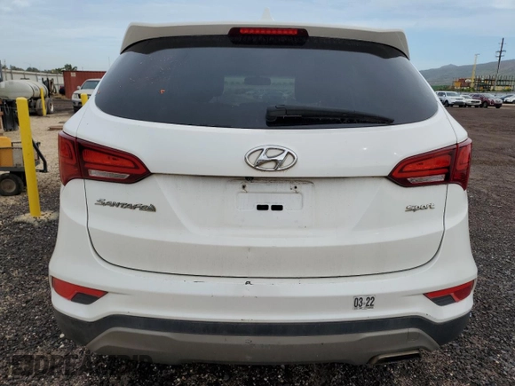 2017 Hyundai Santa Fe 2.4L with VIN 5XYZT3LB8HG402366, listed as a Copart auction lot 49596895 with 150,841 mi miles and Clean title. Bid and sale history available at DreamBid. Image 6.