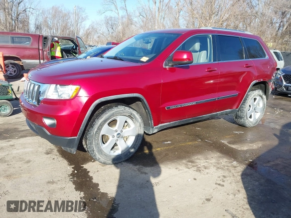 2012 Jeep Grand Cherokee Laredo with VIN 1C4RJFAG3CC163764, listed as a IAAI auction lot 41719137 with 198,827 mi miles. Bid and sale history available at carsss.com. Image 18.