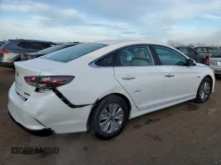2018 Hyundai Sonata Hybrid SE with VIN KMHE24L3XJA080086, listed as a Copart auction lot 87439294 with 80,343 mi miles and Salvage Title. Bid and sale history available at carsss.com. Image 3.