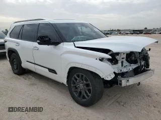 2023 Toyota Sequoia SR5 with VIN 7SVAAABA4PX001883, listed as a Copart auction lot 48304855 with 20,773 mi miles and Salvage Title. Bid and sale history available at carsss.com. Image 4.