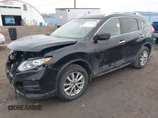 2017 Nissan Rogue SV with VIN KNMAT2MVXHP514146, listed as a IAAI auction lot 41703068 with Not Provided miles and . Bid and sale history available at carsss.com. Image 2.