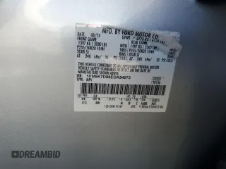 2014 Ford Explorer XLT with VIN 1FM5K7D88EGA54973, listed as a Copart auction lot 56163145 with 160,469 mi miles and Salvage title. Bid and sale history available at DreamBid. Image 14.