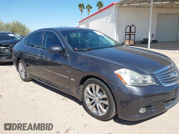 2010 Infiniti M with VIN JN1CY0AP0AM911640, listed as a IAAI auction lot 41549869 with 153,445 mi miles. Bid and sale history available at carsss.com. Image 6.
