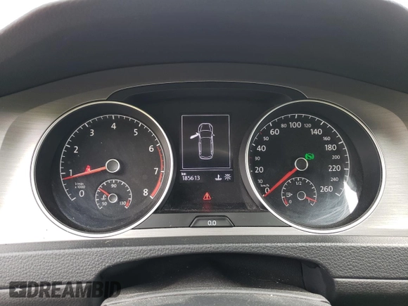 2017 Volkswagen Golf S with VIN 3VW017AU9HM542386, listed as a Copart auction lot 59942175 with 185,613 mi miles and Salvage title. Bid and sale history available at DreamBid. Image 9.
