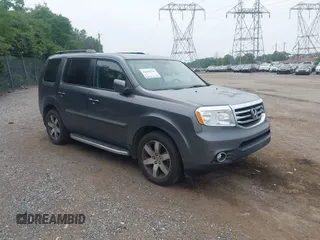 2013 Honda Pilot Touring with VIN 5FNYF4H95DB027343, listed as a IAAI auction lot 42508754 with 137,673 mi miles and . Bid and sale history available at DreamBid. Image 1.