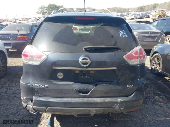 2015 Nissan Rogue S with VIN KNMAT2MT3FP567430, listed as a IAAI auction lot 41650408 with 155,654 mi miles. Bid and sale history available at carsss.com. Image 16.