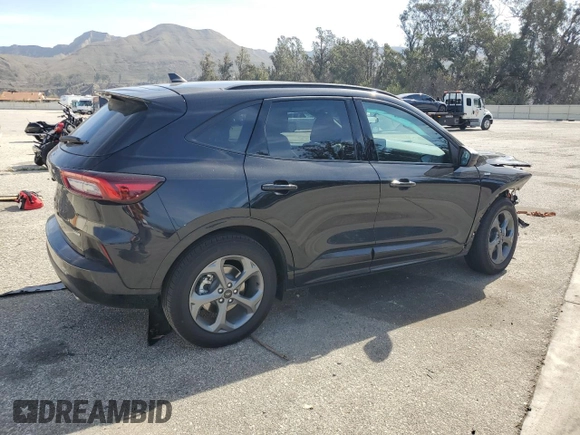 2024 Ford Escape ST-Line with VIN 1FMCU0MZ6RUA50770, listed as a Copart auction lot 46007925 with 7,665 mi miles and Salvage Title. Bid and sale history available at DreamBid. Image 3.