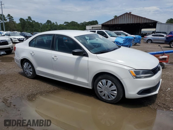 2014 Volkswagen Jetta S with VIN 3VW2K7AJ2EM240929, listed as a Copart auction lot 63842245 with 82,080 mi miles and Salvage title. Bid and sale history available at DreamBid. Image 4.