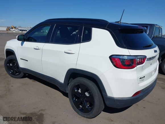 2020 Jeep Compass Latitude with VIN 3C4NJDBBXLT203932, listed as a IAAI auction lot 41830978 with 49,421 mi miles. Bid and sale history available at carsss.com. Image 3.