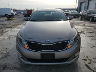 2014 Kia Optima EX with VIN 5XXGN4A76EG343677, listed as a Copart auction lot 47235465 with 163,612 mi miles and Salvage Title. Bid and sale history available at carsss.com. Image 5.