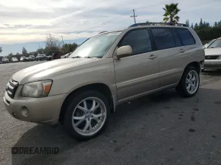 2006 Toyota Highlander Hybrid with VIN JTEEW21A260009259, listed as a Copart auction lot 81636984 with 76,764 mi miles and Clean Title. Bid and sale history available at carsss.com. Image 1.