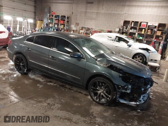 2013 Volkswagen CC Lux with VIN WVWRP7AN5DE540510, listed as a IAAI auction lot 41571739 with 129,295 mi miles. Bid and sale history available at carsss.com. Image 1.