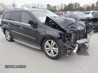 2010 Mercedes-Benz GL 450 with VIN 4JGBF7BEXAA600931, listed as a IAAI auction lot 41264997 with 160,920 mi miles and . Bid and sale history available at DreamBid. Image 1.