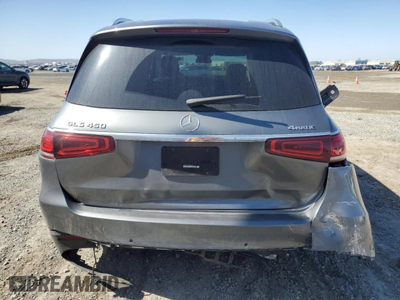 2021 Mercedes-Benz GLS with VIN 4JGFF5KE5MA432268, listed as a Copart auction lot 49516835 with 35,624 mi miles and Salvage Title. Bid and sale history available at carsss.com. Image 6.