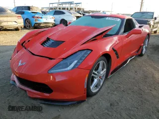 2017 Chevrolet Corvette 1LT with VIN 1G1YB2D7XH5101361, listed as a Copart auction lot 87439564 with 89,725 mi miles and Salvage Title. Bid and sale history available at carsss.com. Image 1.