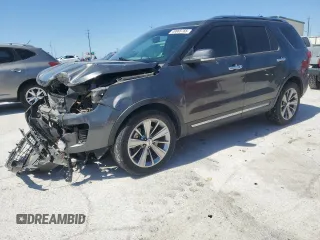 2018 Ford Explorer Limited with VIN 1FM5K7F82JGA26318, listed as a Copart auction lot 49865765 with 115,533 mi miles and Salvage Title. Bid and sale history available at carsss.com. Image 1.