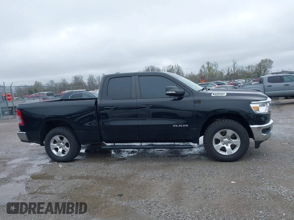 2021 Ram 1500 Big Horn с VIN 1C6SRFBT5MN720595, выставлен на аукционе IAAI как лот 41893137 с пробегом 36 920 миль миль и . История ставок и продаж доступна на DreamBid. Изображение 13.