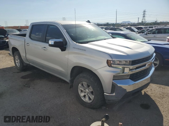 2021 Chevrolet Silverado 1500 LT with VIN 3GCUYDED2MG393756, listed as a Copart auction lot 73295904 with 53,861 mi miles and Clean Title. Bid and sale history available at carsss.com. Image 4.