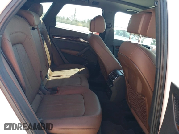 2018 Audi Q5 Premium Plus with VIN WA1BNAFY0J2025672, listed as a Copart auction lot 48595915 with 94,905 mi miles and Salvage Title. Bid and sale history available at carsss.com. Image 11.