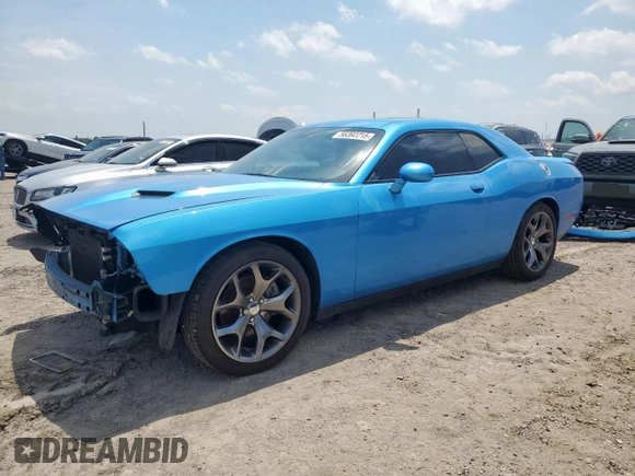 2015 Dodge Challenger SXT Plus with VIN 2C3CDZBG7FH877979, listed as a Copart auction lot 56392215 with 125,681 mi miles and Salvage title. Bid and sale history available at DreamBid. Image 1.