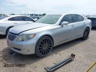2007 Lexus LS 460 L with VIN JTHGL46F975020154, listed as a IAAI auction lot 42369197 with 136,158 mi miles and . Bid and sale history available at DreamBid. Image 2.