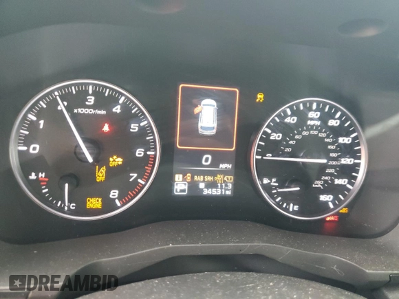 2023 Subaru Ascent Onyx Limited с VIN 4S4WMAKD6P3423741, выставлен на аукционе Copart как лот 59348285 с пробегом 34 531 миль миль и Списание • Salvage title. История ставок и продаж доступна на DreamBid. Изображение 9.