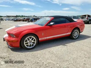 2008 Ford Mustang Shelby GT500 z VIN 1ZVHT89S185135500, wystawiony jako Copart lot #58160015 z przebiegiem 20 643 mil mil oraz Czysty tytuł • Clean title. Historia ofert i sprzedaży dostępna na DreamBid. Obrazek 1.