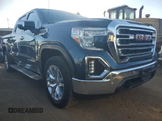 2022 GMC Sierra 1500 Limited SLT with VIN 3GTU9DET4NG208306, listed as a Copart auction lot 84487394 with 27,423 mi miles and Salvage Title. Bid and sale history available at carsss.com. Image 4.