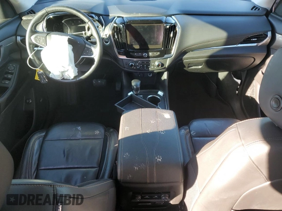 2021 Chevrolet Traverse RS with VIN 1GNERJKW4MJ127876, listed as a Copart auction lot 80226464 with 124,457 mi miles and Salvage Title. Bid and sale history available at carsss.com. Image 8.