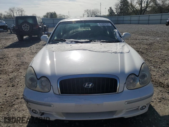2003 Hyundai Sonata GLS with VIN KMHWF35H53A848507, listed as a Copart auction lot 51695225 with 106,863 mi miles and Salvage Title. Bid and sale history available at carsss.com. Image 5.