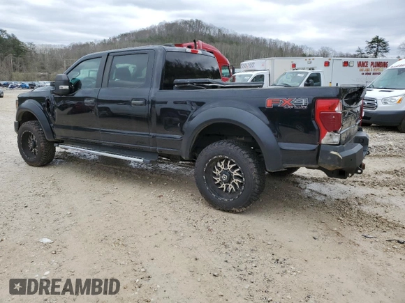 2020 Ford Super Duty F-250 SRW XL with VIN 1FT7W2BN1LED29878, listed as a Copart auction lot 46582975 with 89,232 mi miles and Salvage Title. Bid and sale history available at carsss.com. Image 2.