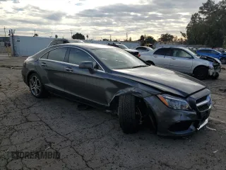 2015 Mercedes-Benz CLS-Class CLS 400 with VIN WDDLJ6FBXFA134822, listed as a Copart auction lot 82959723 with 33,754 mi miles. Bid and sale history available at carsss.com. Image 4.
