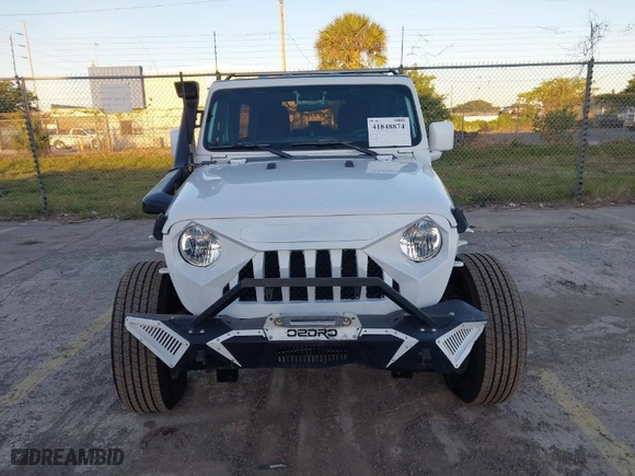 2019 Jeep Wrangler Unlimited Sport S with VIN 1C4HJXDNXKW681153, listed as a IAAI auction lot 41848874 with 76,111 mi miles. Bid and sale history available at carsss.com. Image 12.