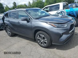 2023 Toyota Highlander L with VIN 5TDKDRBH3PS042321, listed as a Copart auction lot 57688795 with 19,973 mi miles and Salvage title. Bid and sale history available at DreamBid. Image 4.