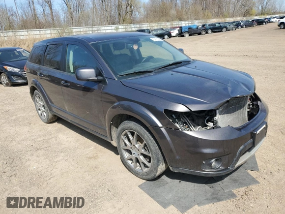 2014 Dodge Journey R/T z VIN 3C4PDCEG6ET247267, wystawiony jako Copart lot #54131685 z przebiegiem 131 811 mil mil oraz Czysty tytuł • Clean title. Historia ofert i sprzedaży dostępna na DreamBid. Obrazek 4.