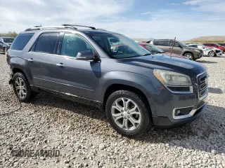 2013 GMC Acadia SLT with VIN 1GKKRSKD2DJ148987, listed as a Copart auction lot 52201795 with 201,842 mi miles and Salvage Title. Bid and sale history available at carsss.com. Image 4.