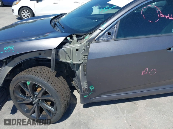 2019 Honda Civic Sport with VIN 19XFC2F89KE019683, listed as a IAAI auction lot 42055871 with 107,941 mi miles and . Bid and sale history available at DreamBid. Image 6.