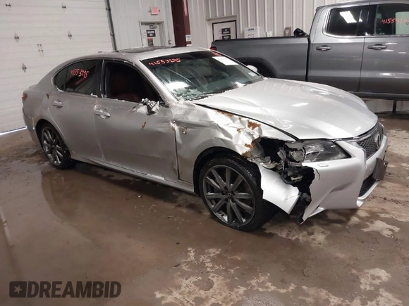 2015 Lexus GS 350 with VIN JTHCE1BL4FA003397, listed as a IAAI auction lot 41553295 with 159,209 mi miles and . Bid and sale history available at carsss.com. Image 1.