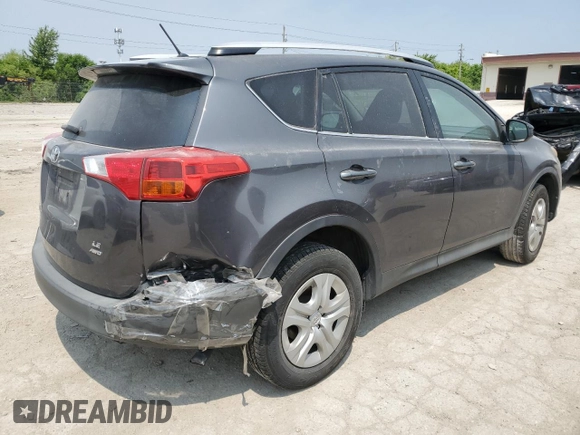 2013 Toyota RAV4 LE with VIN 2T3BFREV1DW064033, listed as a Copart auction lot 58982715 with 167,425 mi miles and Salvage title. Bid and sale history available at DreamBid. Image 3.