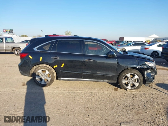 2014 Acura MDX with VIN 5FRYD3H24EB008446, listed as a IAAI auction lot 41214535 with 99,367 mi miles. Bid and sale history available at carsss.com. Image 13.