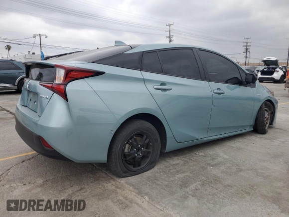 2021 Toyota Prius L Eco with VIN JTDKAMFU4M3136370, listed as a Copart auction lot 53513905 with 63,165 mi miles and Salvage title. Bid and sale history available at DreamBid. Image 3.