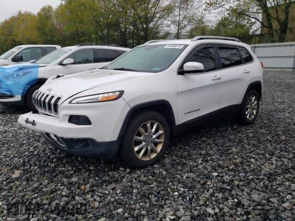 2017 Jeep Cherokee Limited with VIN 1C4PJMDB1HW562142, listed as a Copart auction lot 55366515 with 201,577 mi miles and Salvage title. Bid and sale history available at DreamBid. Image 1.