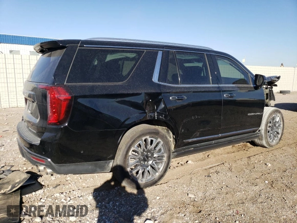 2023 GMC Yukon Denali Ultimate with VIN 1GKS2EKL6PR449880, listed as a Copart auction lot 73294524 with 33,345 mi miles and Salvage Title. Bid and sale history available at carsss.com. Image 3.