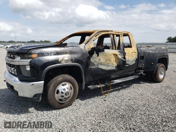 2021 Chevrolet Silverado 3500HD LT with VIN 1GC4YTEY0MF291337, listed as a Copart auction lot 73113434 with 0 mi miles and Non Repairable. Bid and sale history available at carsss.com. Image 2.