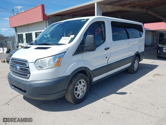 2016 Ford Transit Wagon XL with VIN 1FMZK1YM0GKA45948, listed as a IAAI auction lot 41542722 with 98,886 mi miles. Bid and sale history available at carsss.com. Image 17.